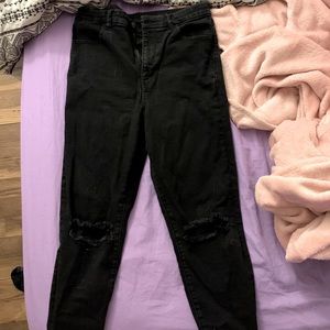 AE high waisted curvy jeans